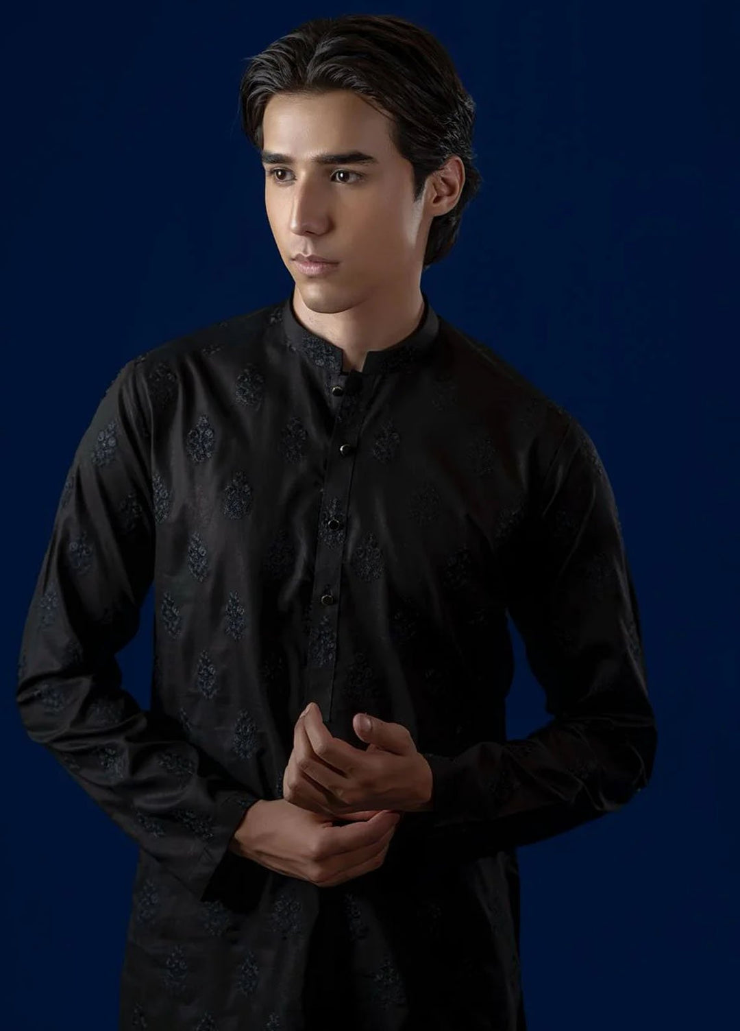 Ahmad Raza Embroidered Kurta Pajama Cotton AR5182