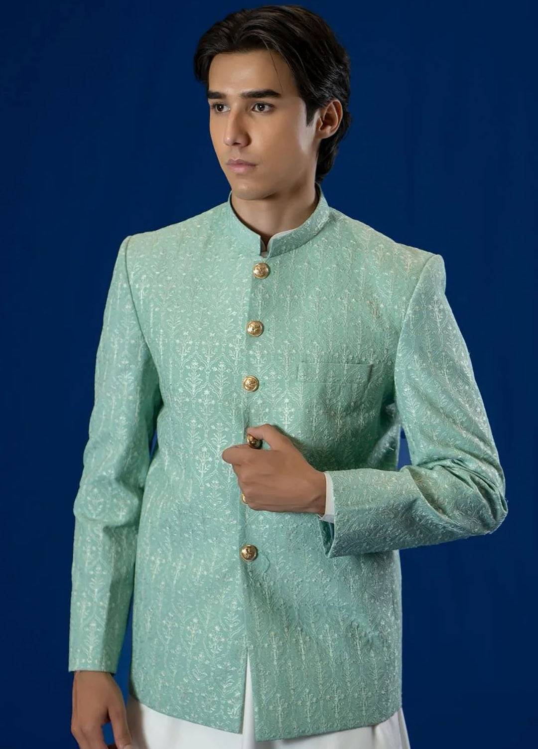 Ahmad Raza Embroidered Kurta Pajama Cotton AR5183