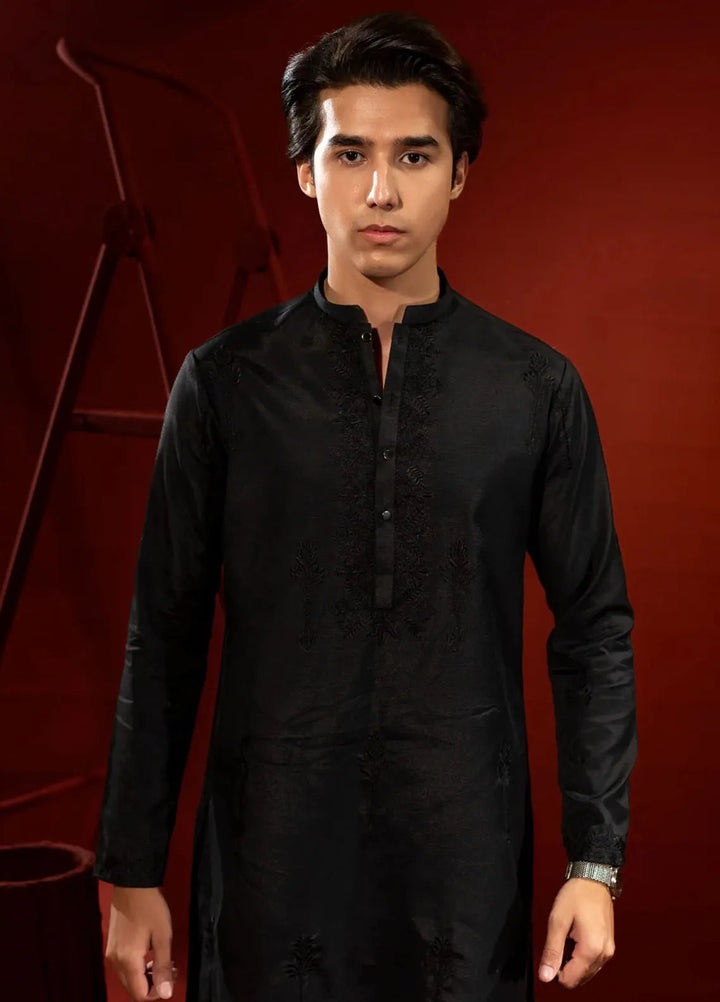 Ahmad Raza Embroidered Men Kurta Pajama - AR9019