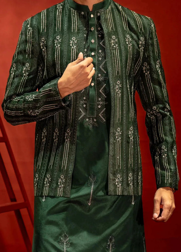 Ahmad Raza Embroidered Men Prince Suit - AR9014