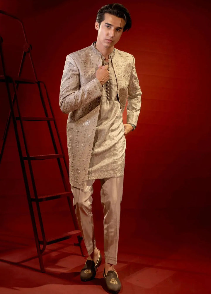Ahmad Raza Embroidered Men Sherwani - AR9029