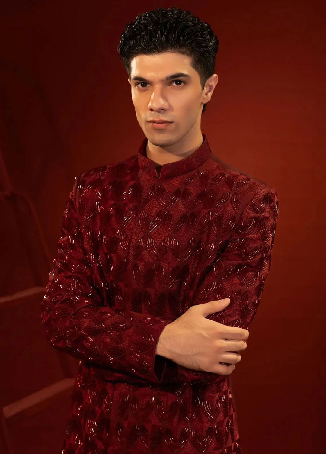 Ahmad Raza Embroidered Men Sherwani - AR9036