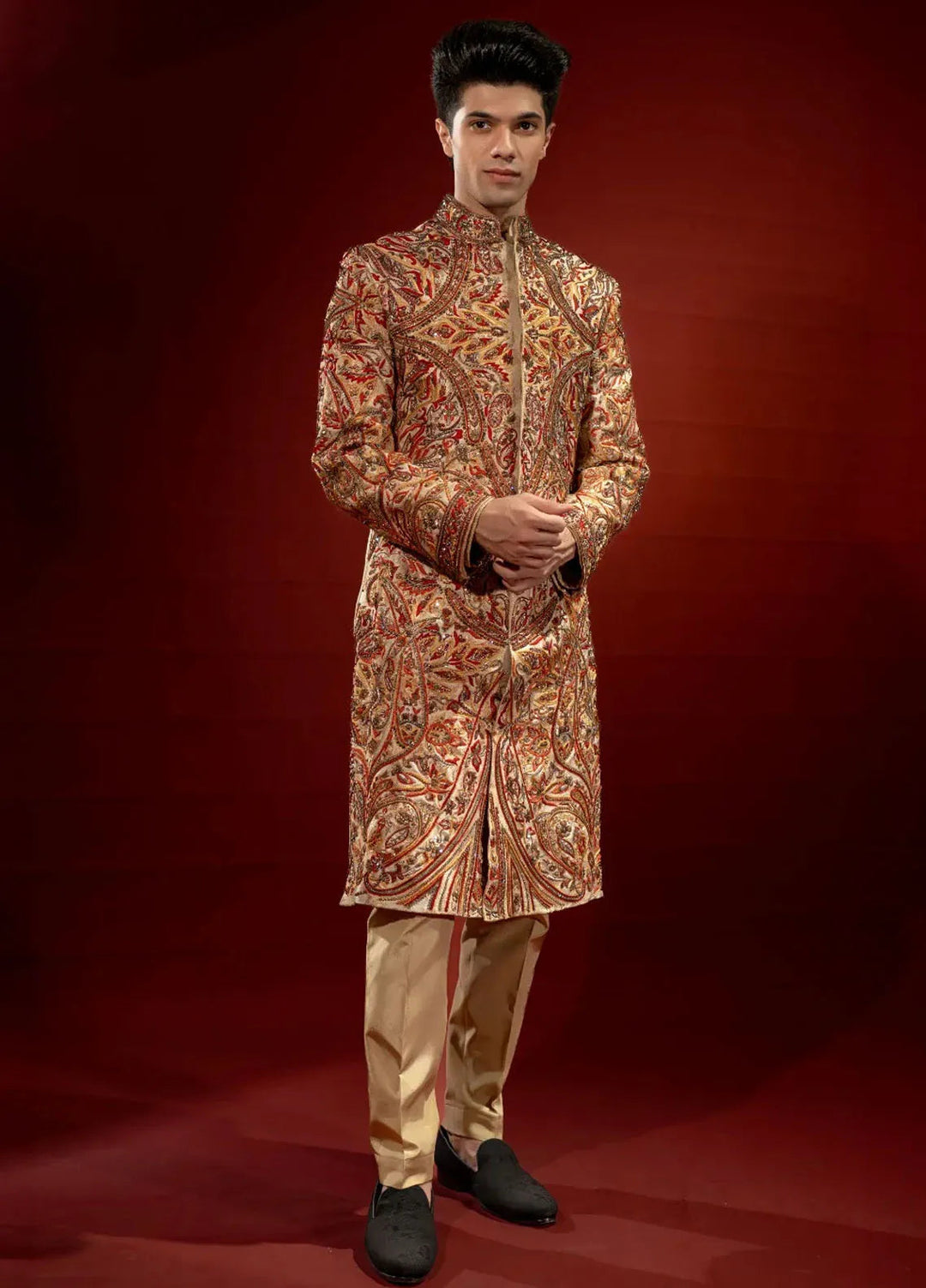 Ahmad Raza Fancy Men Sherwani - AR9023