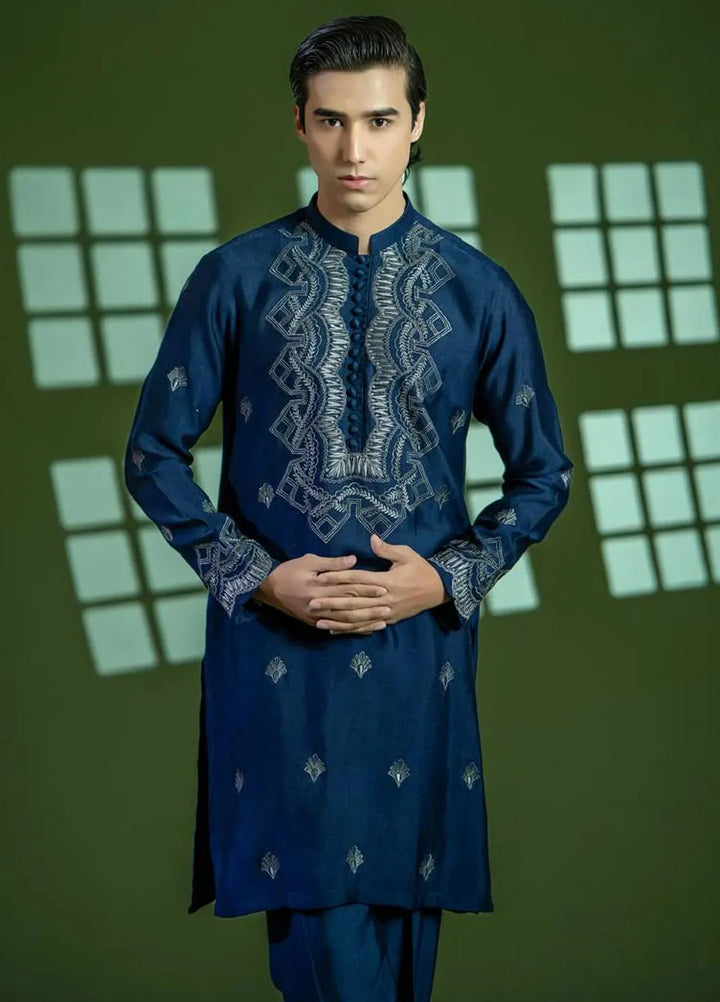 Ahmad Raza Formal Cotton Net Mens 2 Piece Suit AR5146