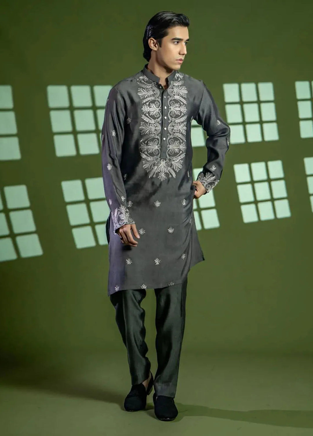 Ahmad Raza Formal Cotton Net Mens 2 Piece Suit AR5148