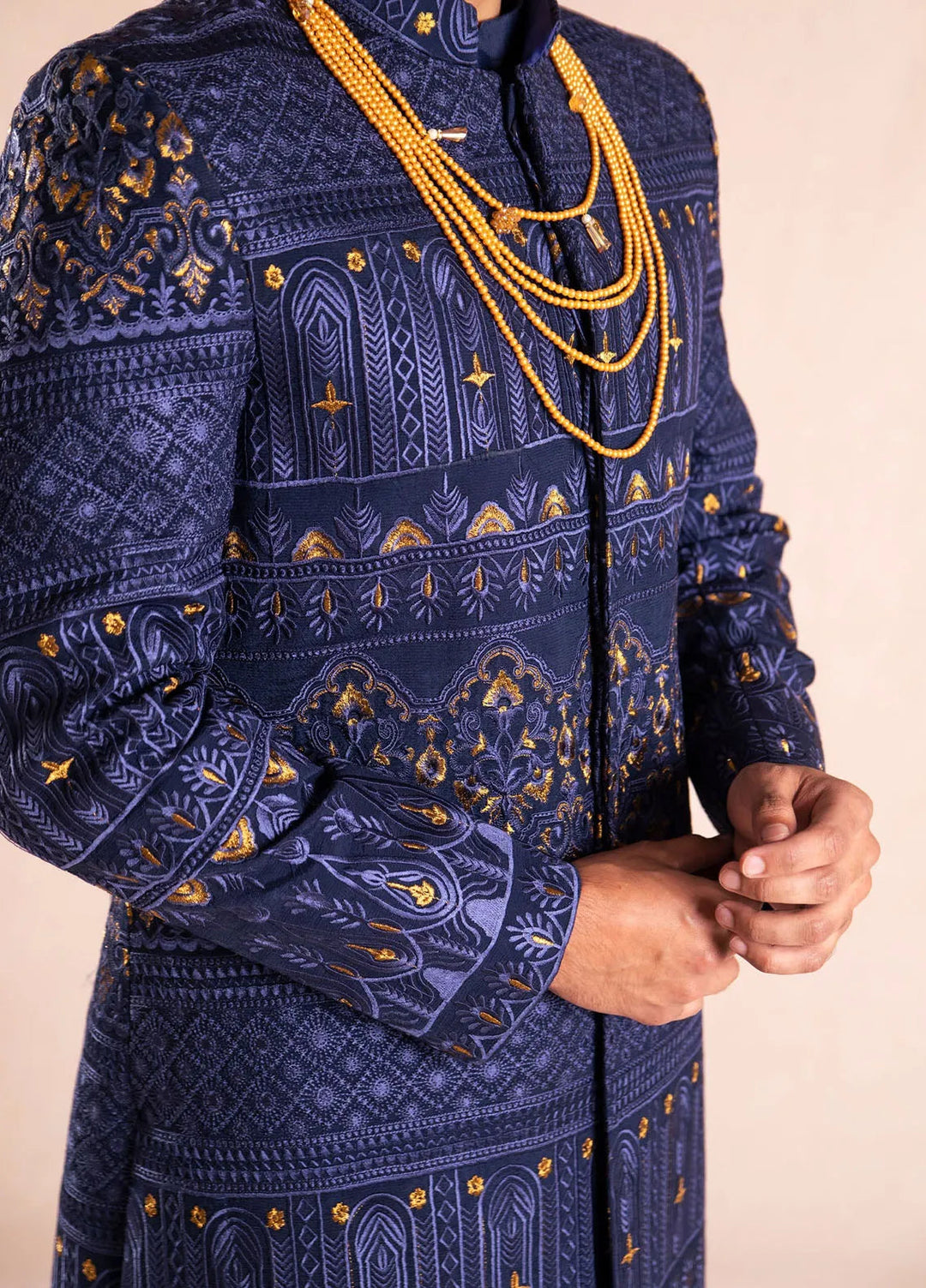 Ahmad Raza Pret Embroidered Silk 3 Piece Suit AR-9002