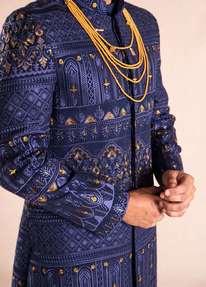 Ahmad Raza Pret Embroidered Silk 3 Piece Suit AR-9002