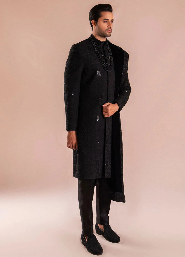 Ahmad Raza Pret Embroidered Silk 4 Piece Suit AR-9003