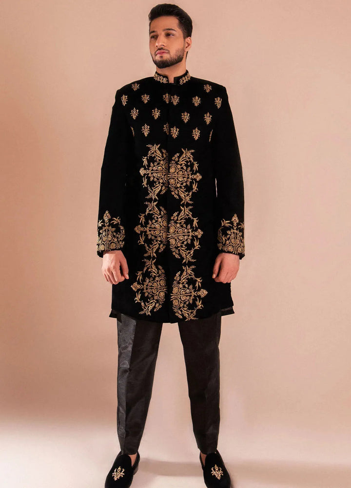 Ahmad Raza Pret Embroidered Silk 4 Piece Suit AR-9007