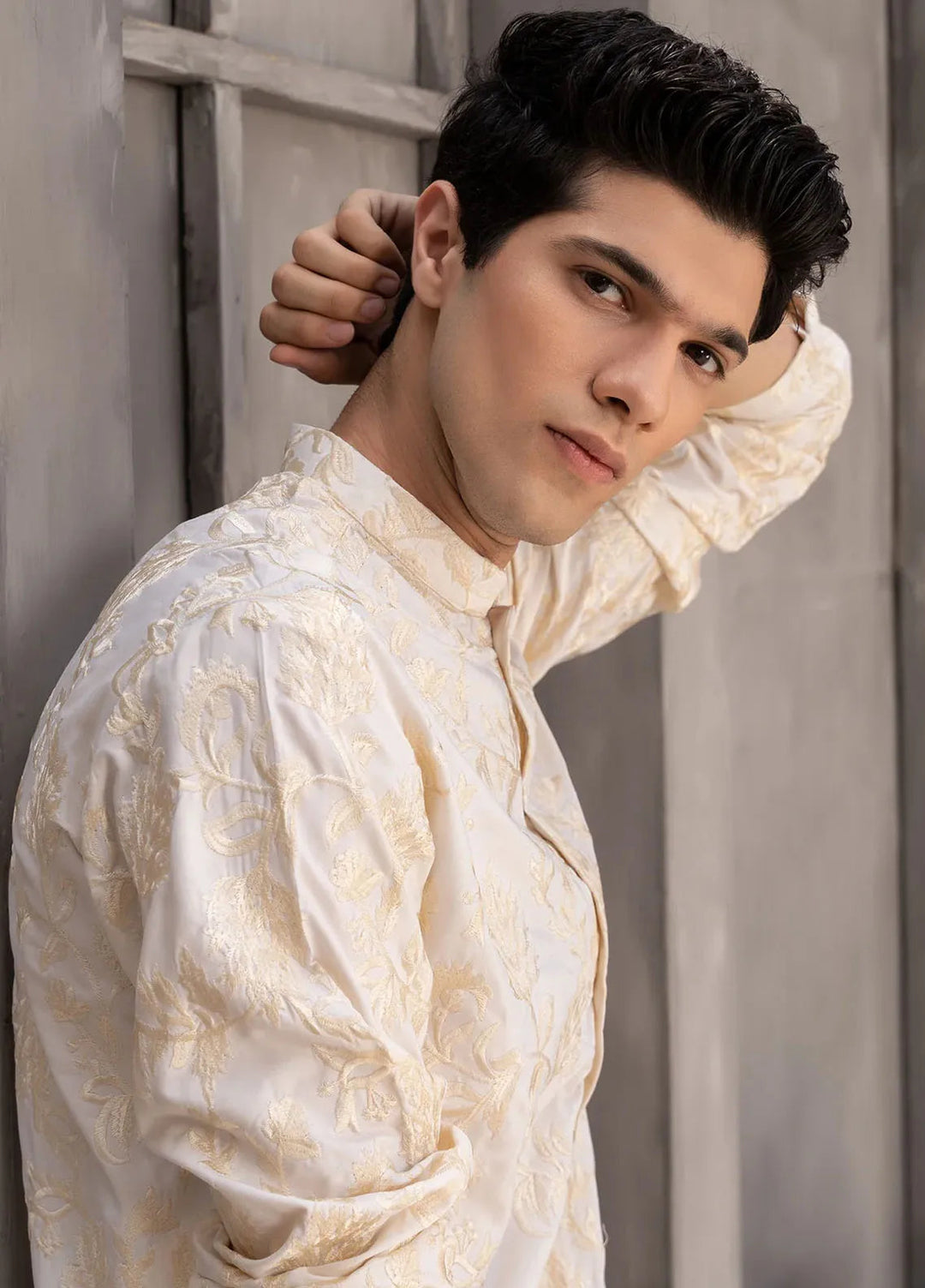 Ahmad Raza Pret Embroidered Wash N Wear 2 Piece Suit AR-5080