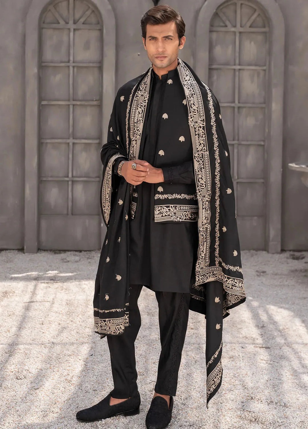 Ahmad Raza Pret Embroidered Wash N Wear 3 Piece Suit AR-5084