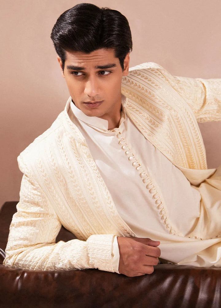 Ahmad Raza Pret Embroidered Wash N Wear 3 Piece Suit AR-9001