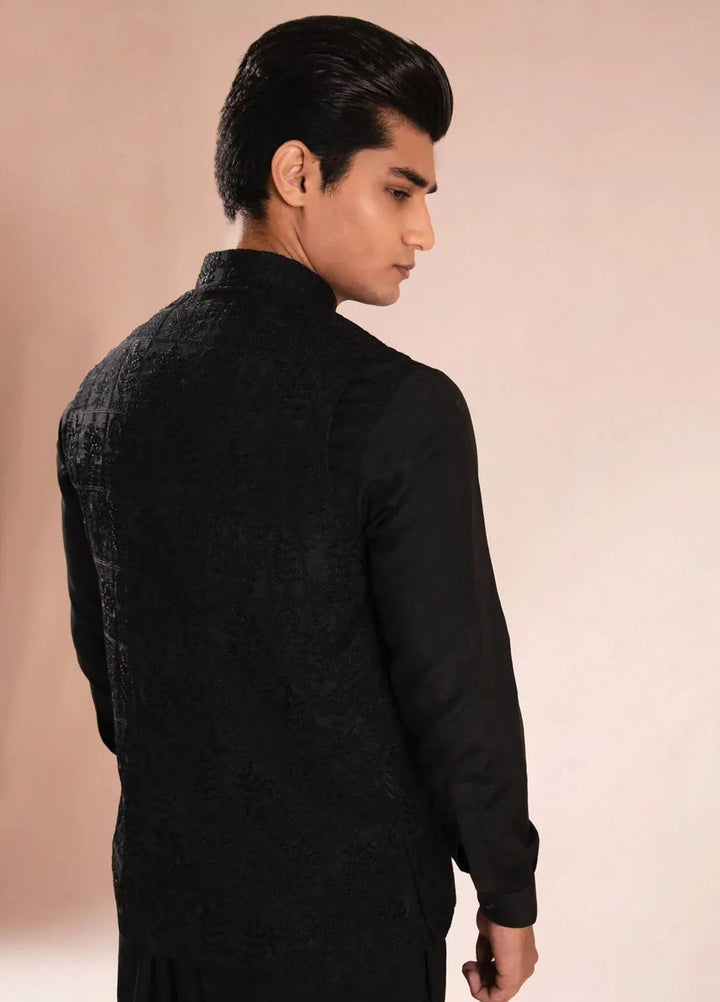 Ahmad Raza Wash N Wear Embroidered Men 3 Piece Suit - AR5095