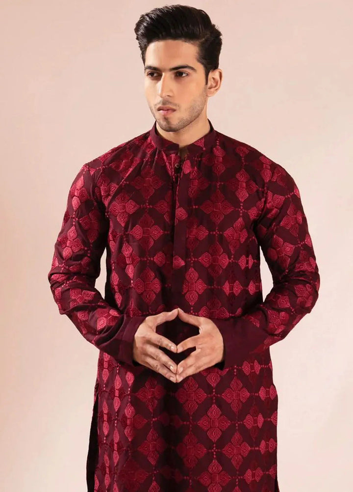 Ahmad Raza Wash N Wear Embroidered Men Kurta Pajama -  AR5107