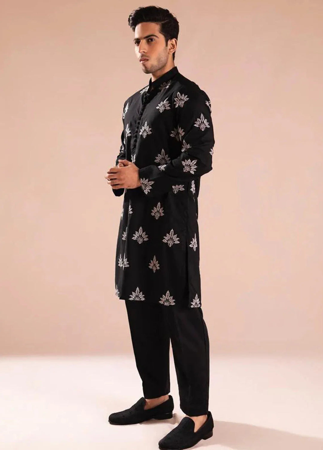 Ahmad Raza Wash N Wear Embroidered Men Kurta Pajama -  AR5108