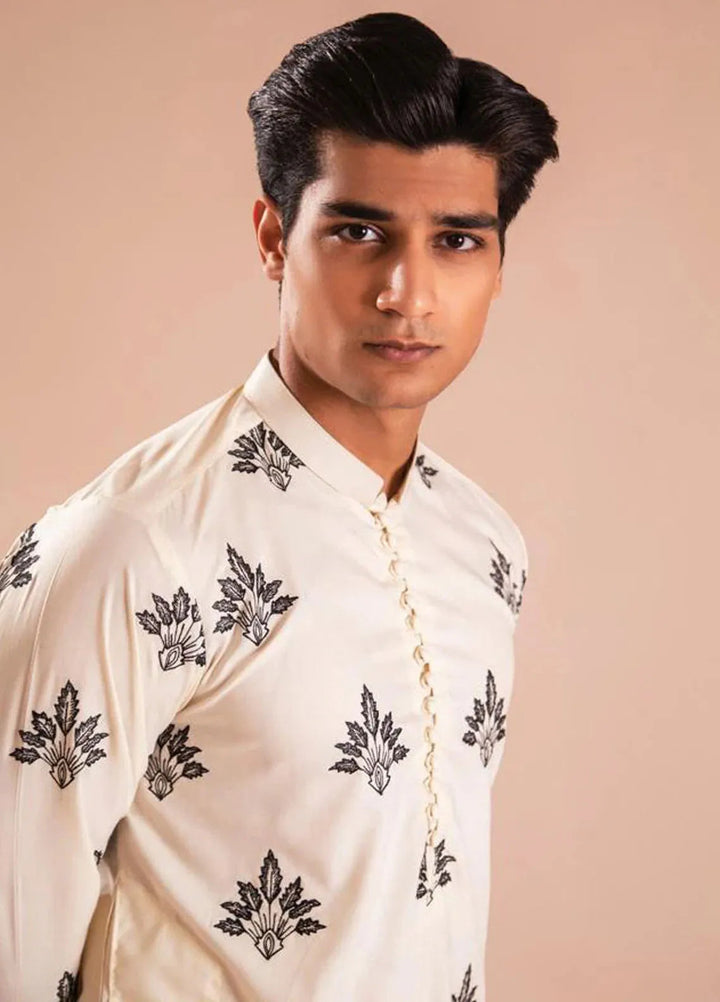 Ahmad Raza Wash N Wear Embroidered Men Kurta Pajama -  AR5109