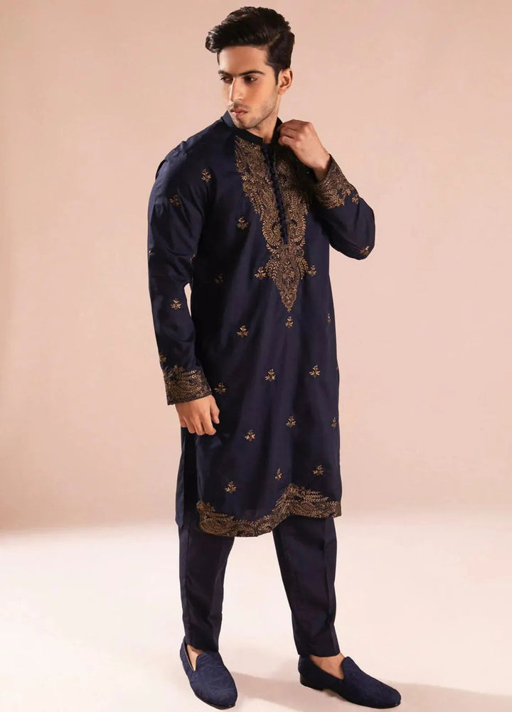 Ahmad Raza Wash N Wear Embroidered Men Kurta Pajama -  AR5110