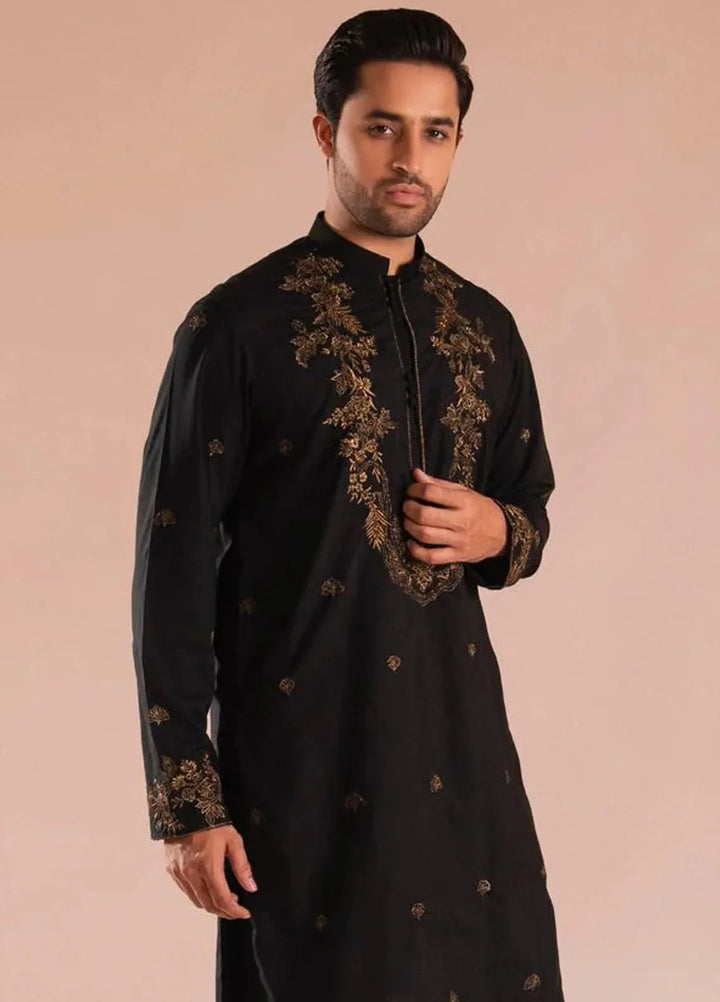 Ahmad Raza Wash N Wear Embroidered Men Kurta Pajama -  AR5112