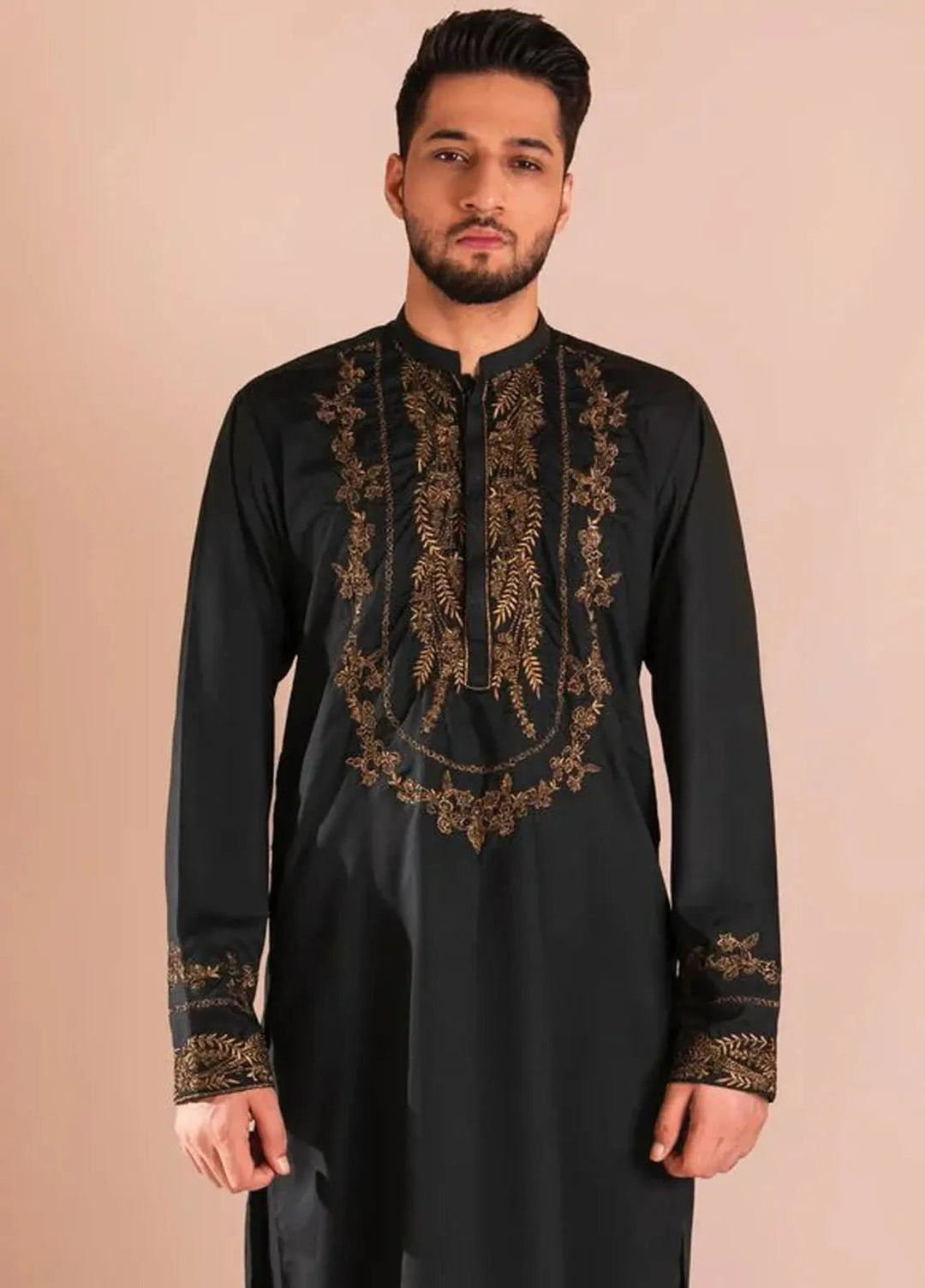 Ahmad Raza Wash N Wear Embroidered Men Kurta Pajama -  AR5114
