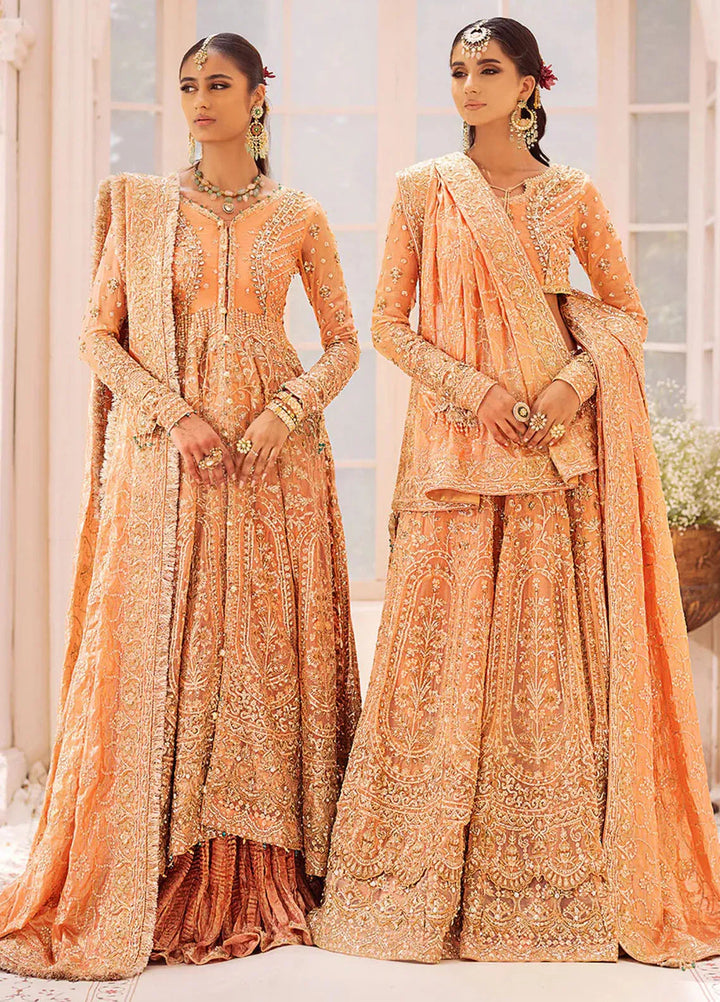 AIK Atelier Embroidered Chiffon Suits Unstitched 3 Piece AIK24WF2 Look 06 - Wedding Collection