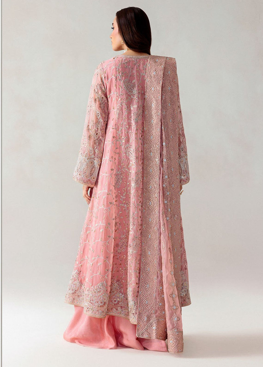 Aik Atelier Embroidered Chiffon Suits Unstitched 3 Piece AIK25UF D-02 - Formals Collection