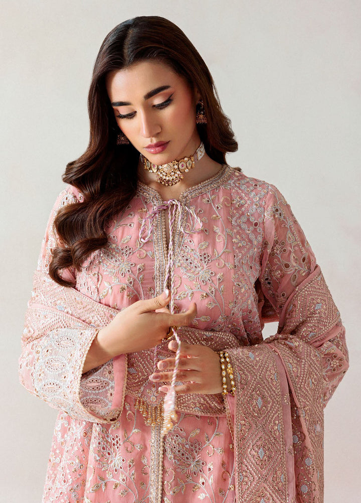Aik Atelier Embroidered Chiffon Suits Unstitched 3 Piece AIK25UF D-02 - Formals Collection