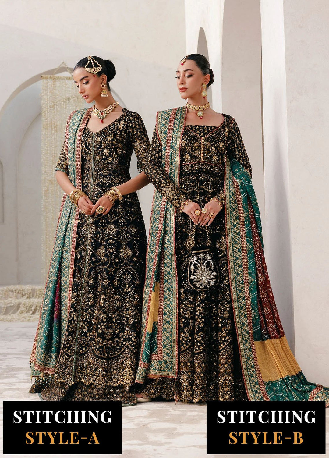 Aik Atelier Embroidered Chiffon Suits Unstitched 3 Piece AIK25WU D-05 - Formals Collection