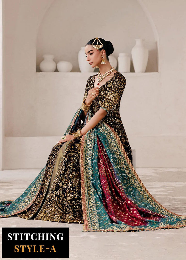 Aik Atelier Embroidered Chiffon Suits Unstitched 3 Piece AIK25WU D-05 - Formals Collection