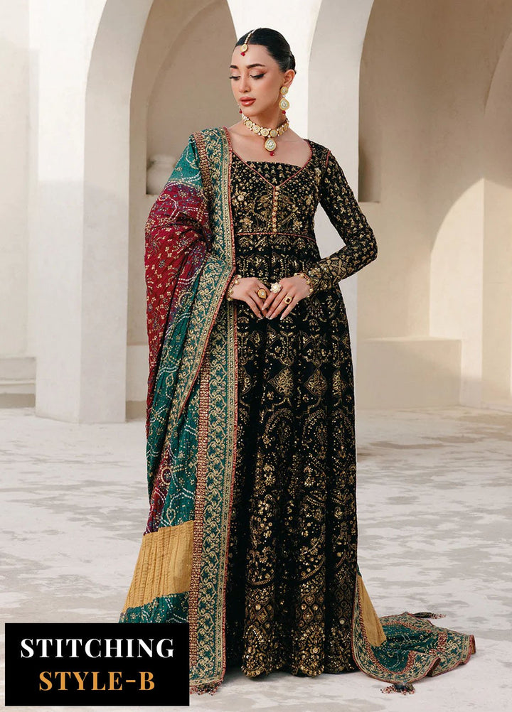 Aik Atelier Embroidered Chiffon Suits Unstitched 3 Piece AIK25WU D-05 - Formals Collection