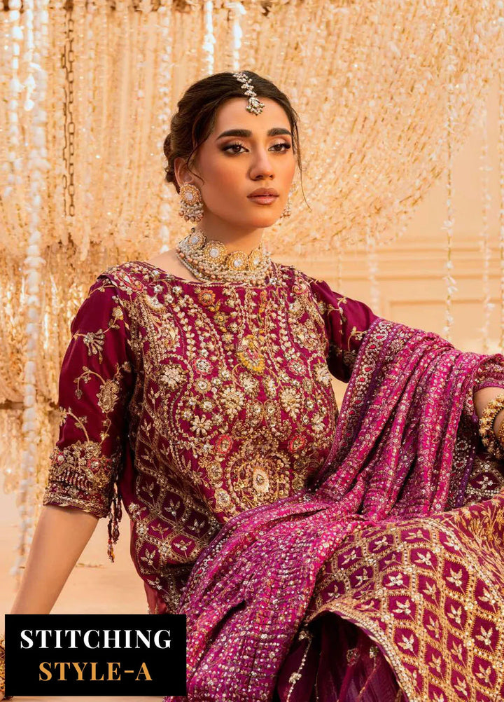 Aik Atelier Embroidered Kataan Silk Suit Unstitched 3 Piece AIK25WF Look-10 - Formals Collection