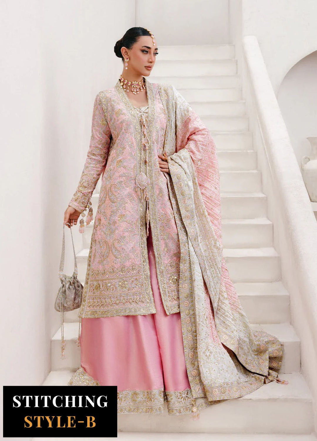 Aik Atelier Embroidered Katan Silk Suits Unstitched 3 Piece AIK25WU D-07 - Formals Collection
