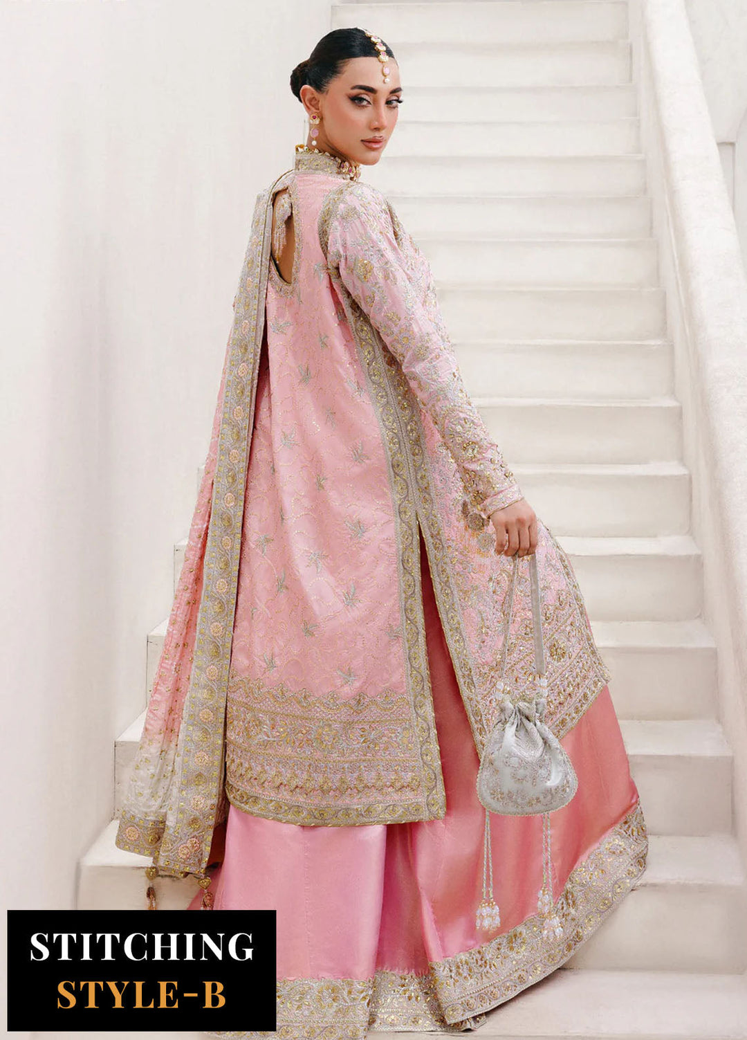 Aik Atelier Embroidered Katan Silk Suits Unstitched 3 Piece AIK25WU D-07 - Formals Collection
