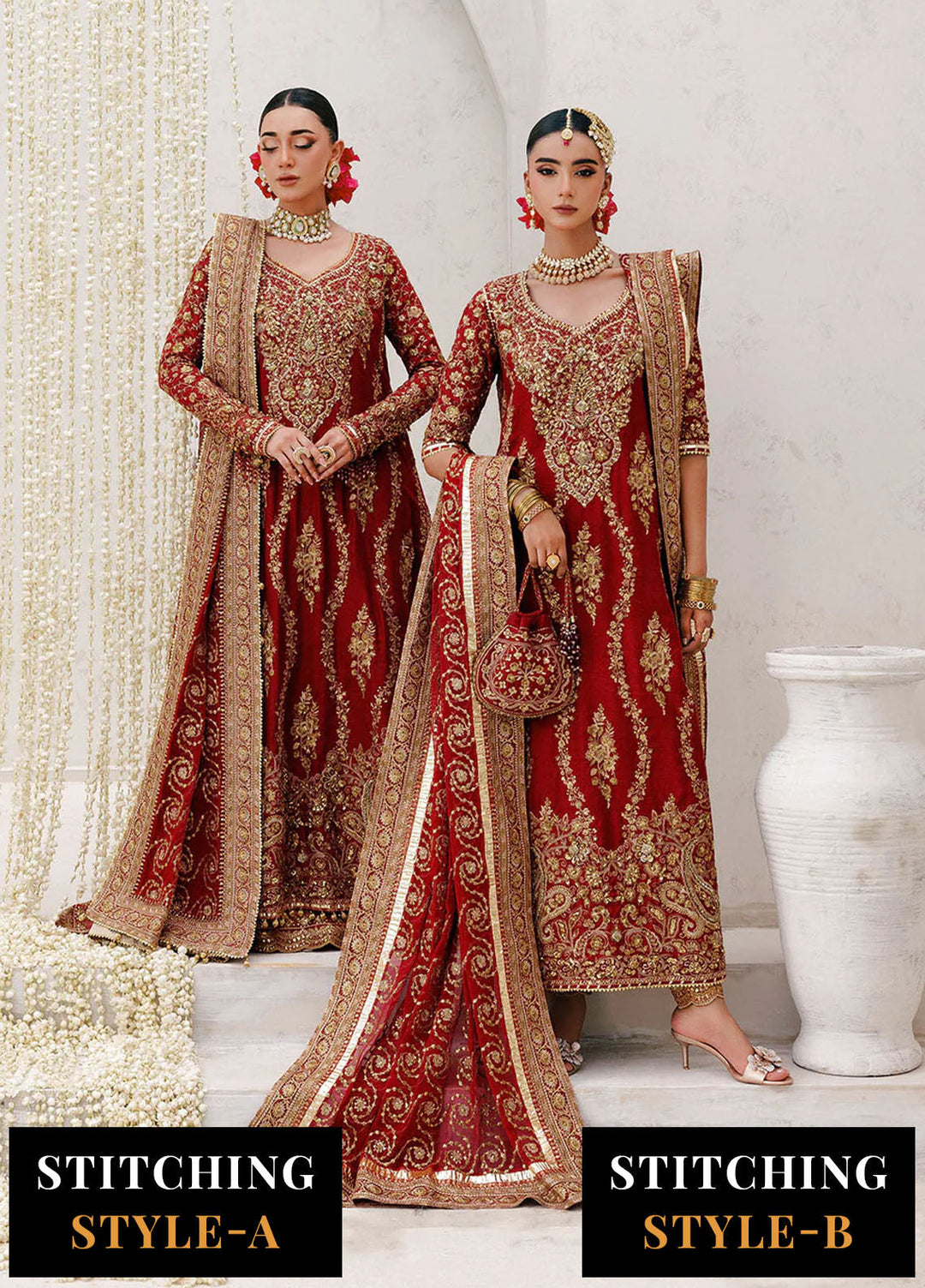 Aik Atelier Embroidered Khaadi Net Suits Unstitched 3 Piece AIK25WU D-01 - Formals Collection