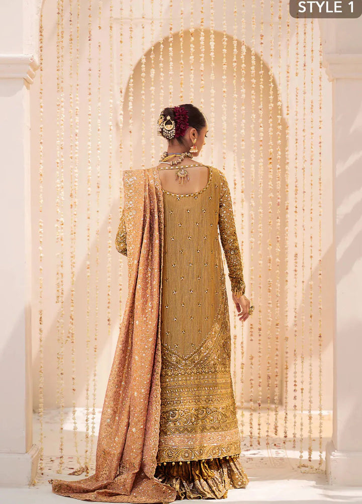 AIK Atelier Embroidered Kundan Zari Suits Unstitched 3 Piece AIK24WF2 Look 02 - Wedding Collection