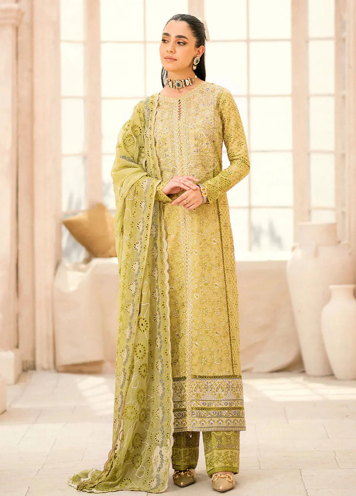 Aik Atelier Embroidered Lawn Suit Unstitched 3 Piece AIK24E LOOK 01 B - Summer Collection