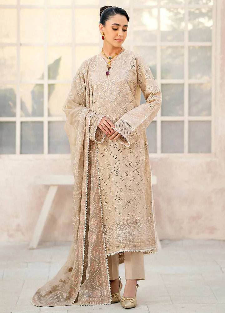 Aik Atelier Embroidered Lawn Suit Unstitched 3 Piece AIK24E LOOK 02 A - Summer Collection