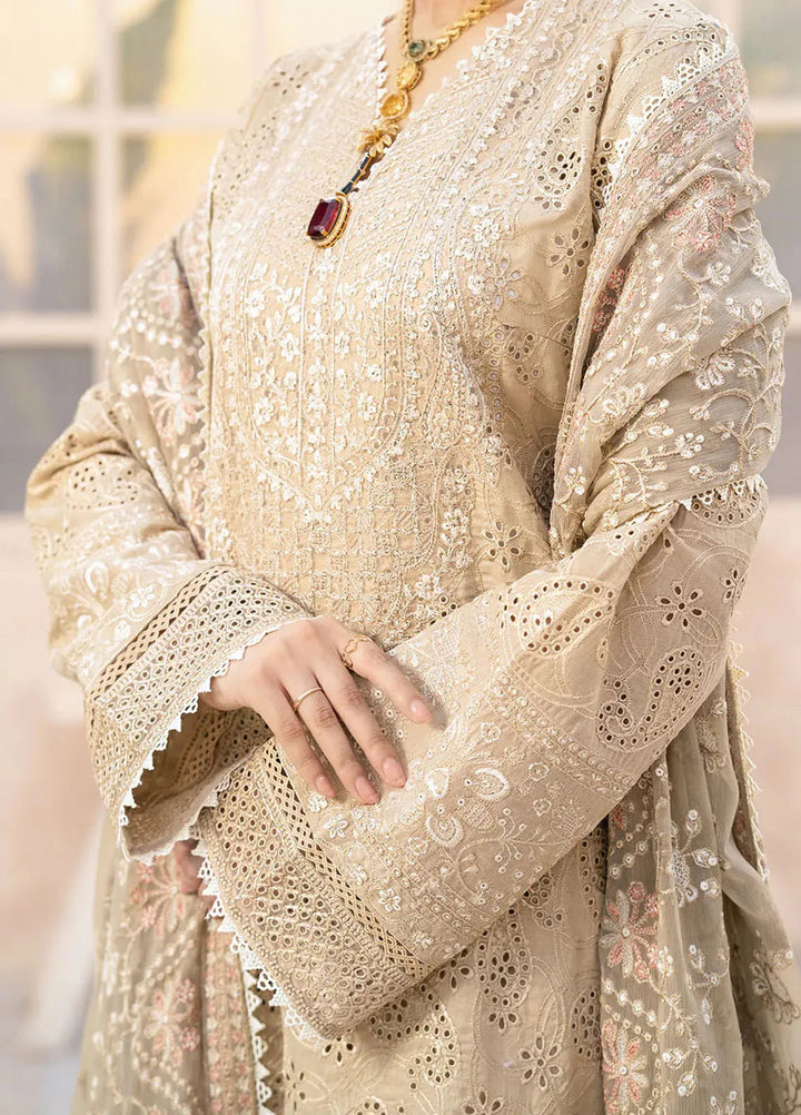 Aik Atelier Embroidered Lawn Suit Unstitched 3 Piece AIK24E LOOK 02 A - Summer Collection