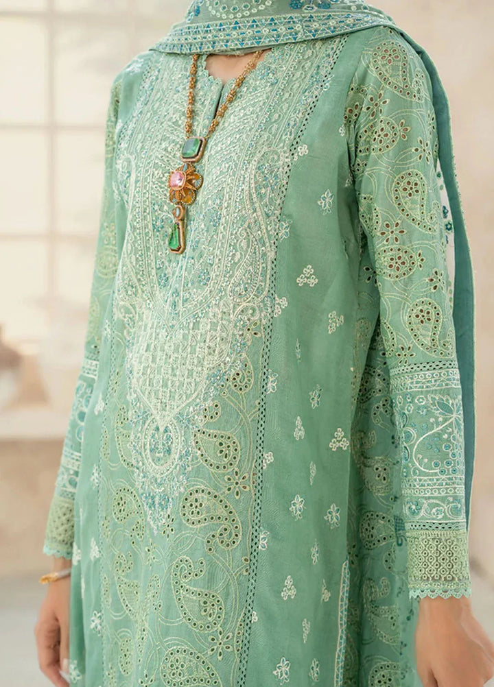 Aik Atelier Embroidered Lawn Suit Unstitched 3 Piece AIK24E LOOK 02 B - Summer Collection