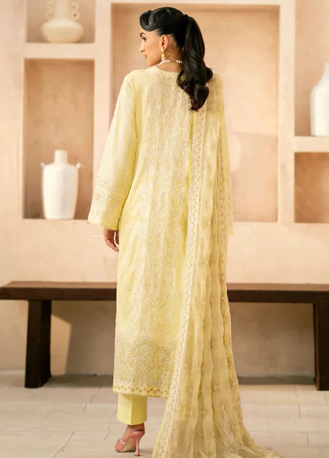 Aik Atelier Embroidered Lawn Suit Unstitched 3 Piece AIK24E LOOK 03 A - Summer Collection
