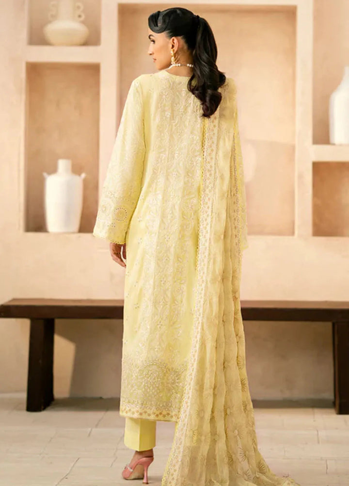 Aik Atelier Embroidered Lawn Suit Unstitched 3 Piece AIK24E LOOK 03 A - Summer Collection