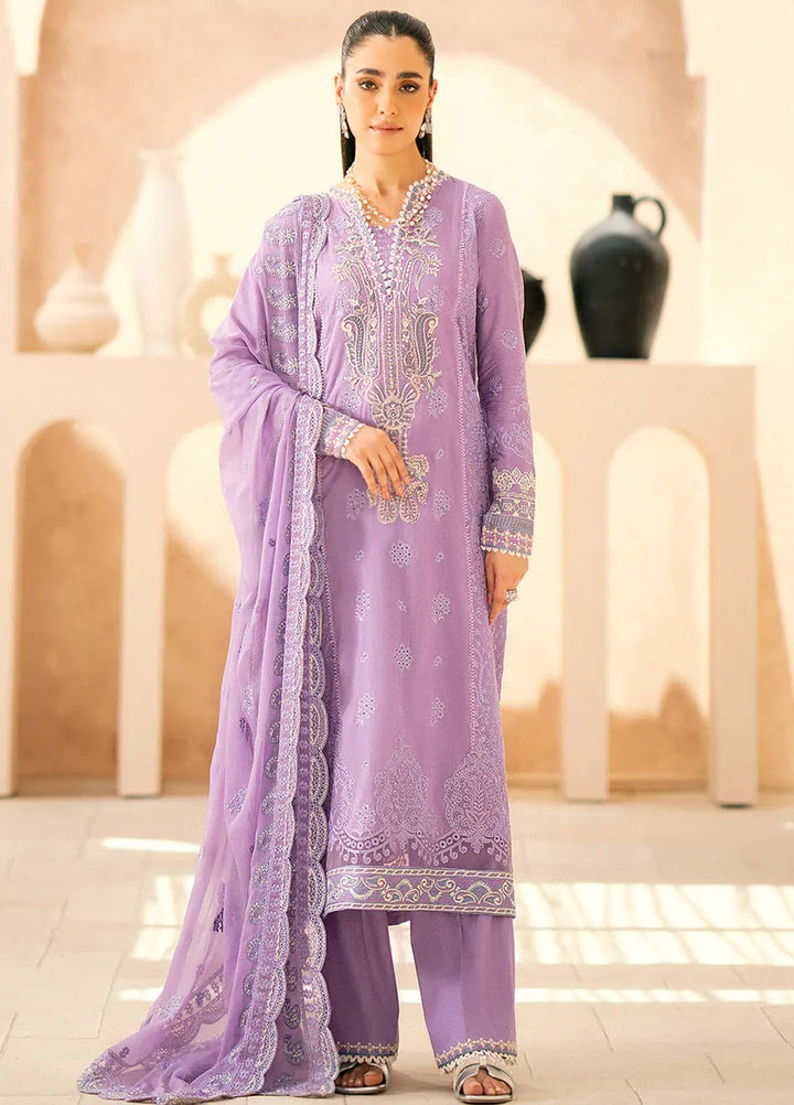 Aik Atelier Embroidered Lawn Suit Unstitched 3 Piece AIK24E LOOK 04 A - Summer Collection