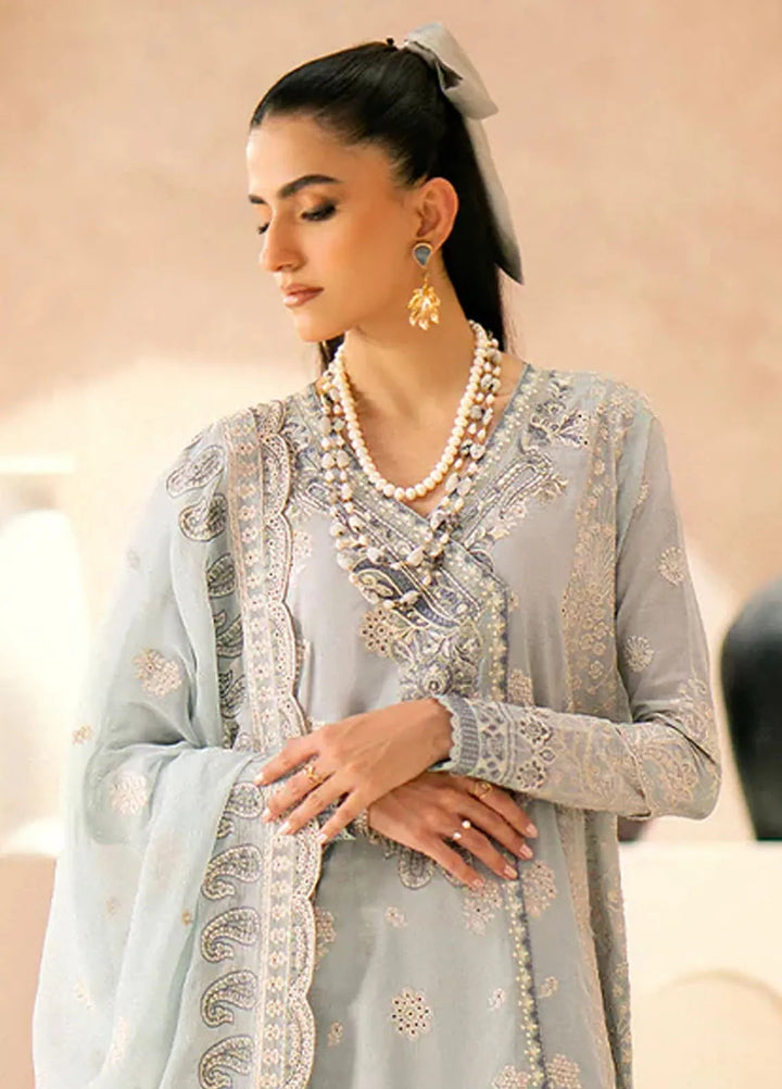 Aik Atelier Embroidered Lawn Suit Unstitched 3 Piece AIK24E LOOK 04 B - Summer Collection