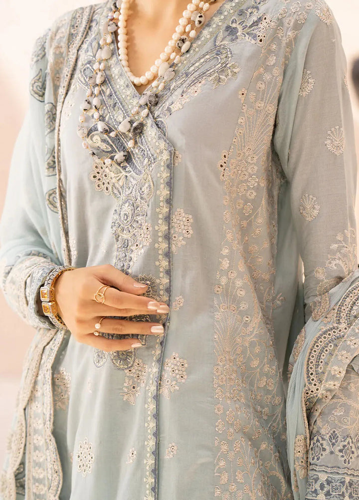 Aik Atelier Embroidered Lawn Suit Unstitched 3 Piece AIK24E LOOK 04 B - Summer Collection