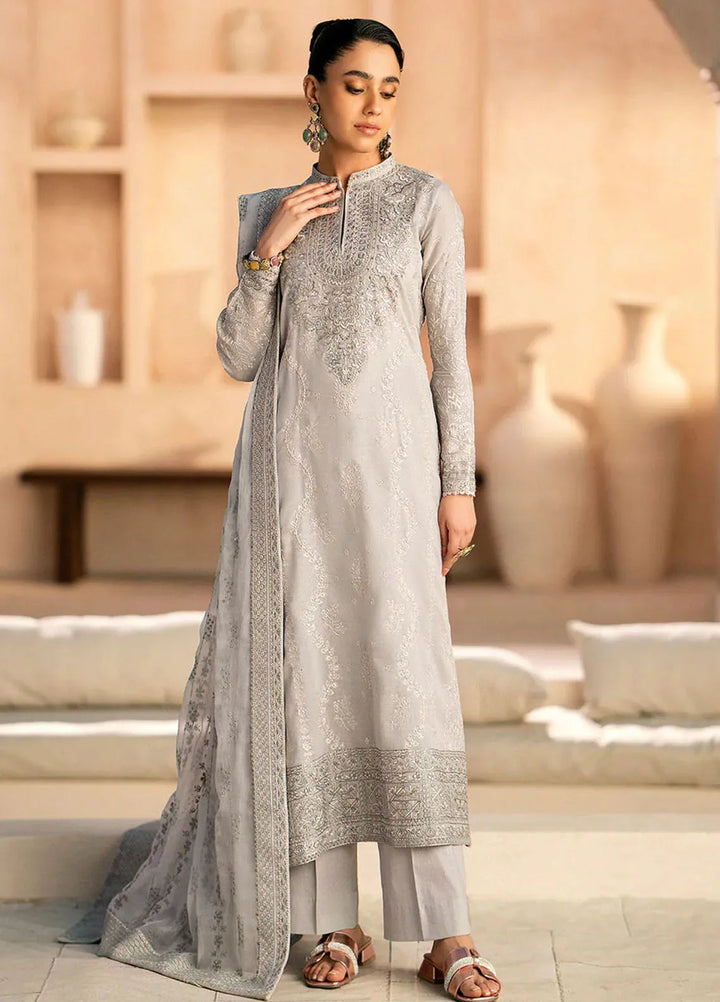 Aik Atelier Embroidered Lawn Suit Unstitched 3 Piece AIK24E LOOK 05 B - Summer Collection