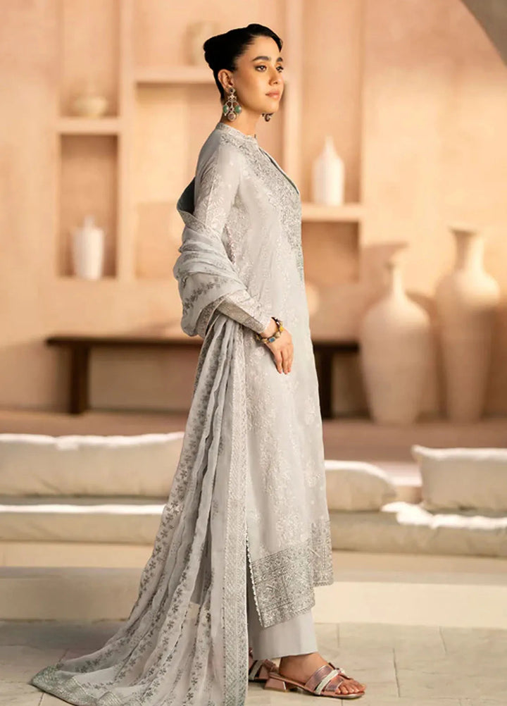 Aik Atelier Embroidered Lawn Suit Unstitched 3 Piece AIK24E LOOK 05 B - Summer Collection