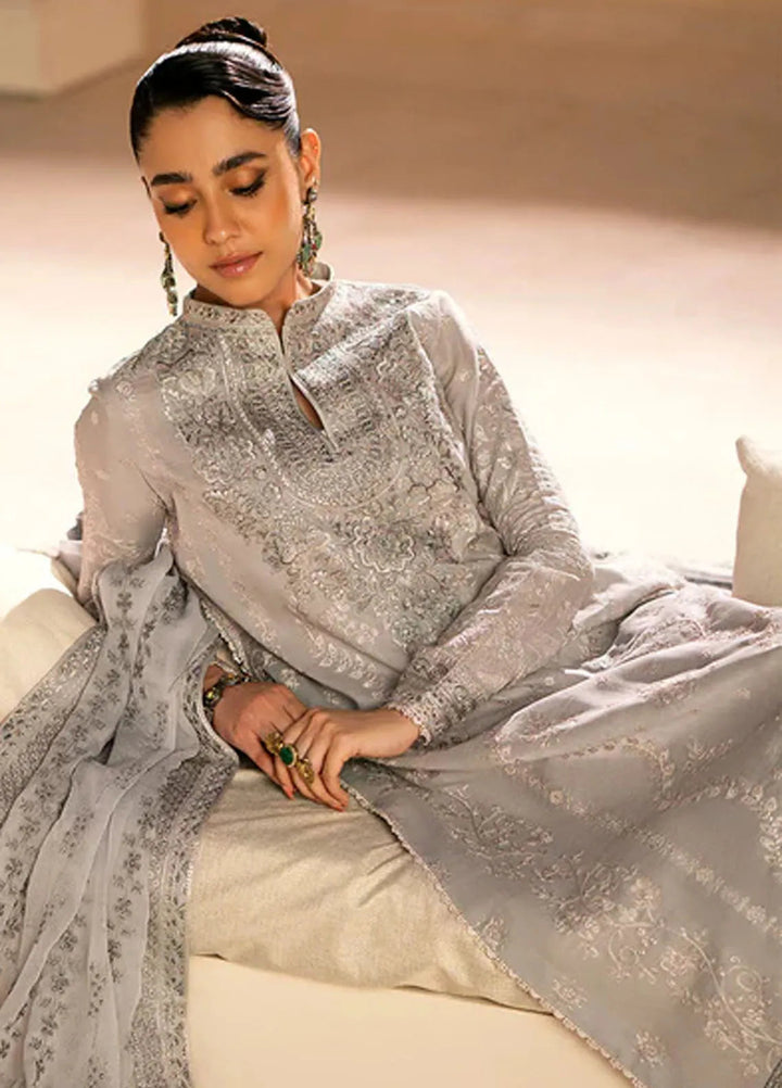 Aik Atelier Embroidered Lawn Suit Unstitched 3 Piece AIK24E LOOK 05 B - Summer Collection