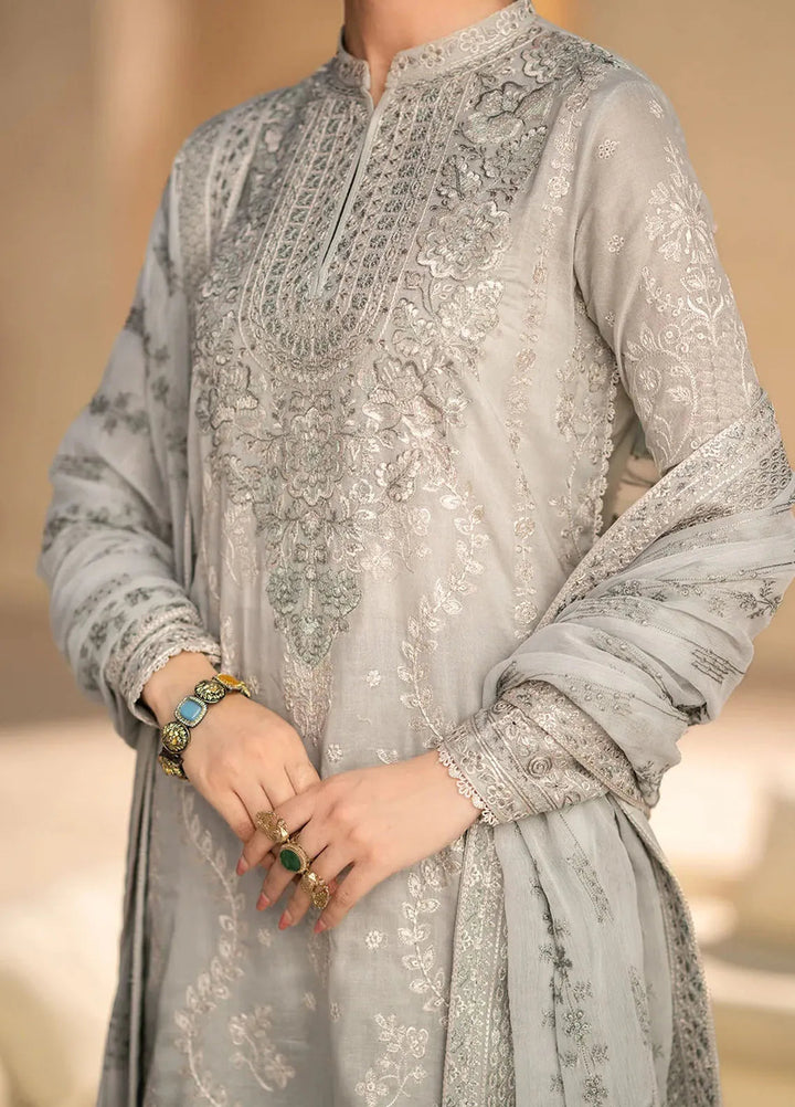 Aik Atelier Embroidered Lawn Suit Unstitched 3 Piece AIK24E LOOK 05 B - Summer Collection