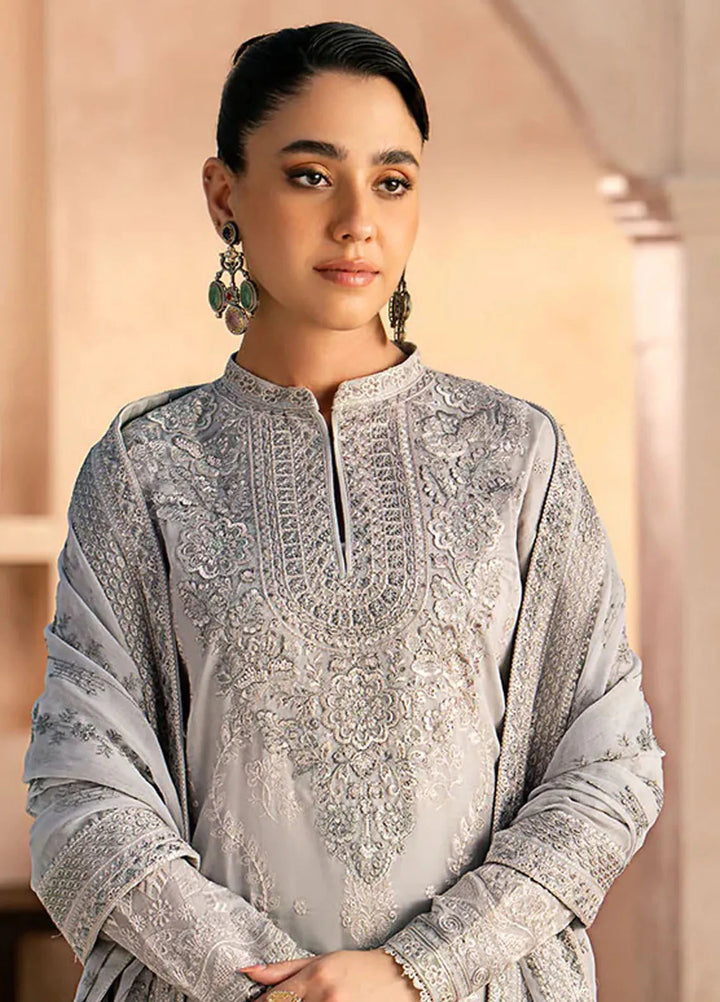Aik Atelier Embroidered Lawn Suit Unstitched 3 Piece AIK24E LOOK 05 B - Summer Collection