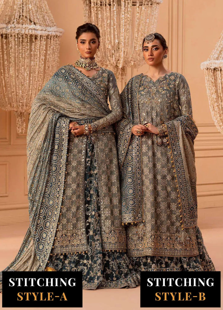 Aik Atelier Embroidered Net Suit Unstitched 3 Piece AIK25WF Look-06 - Formals Collection