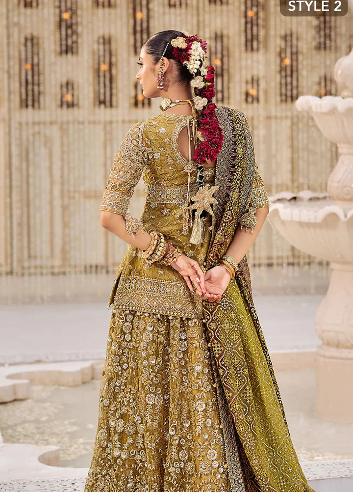 AIK Atelier Embroidered Net Suits Unstitched 3 Piece AIK24WF2 Look 04 - Wedding Collection